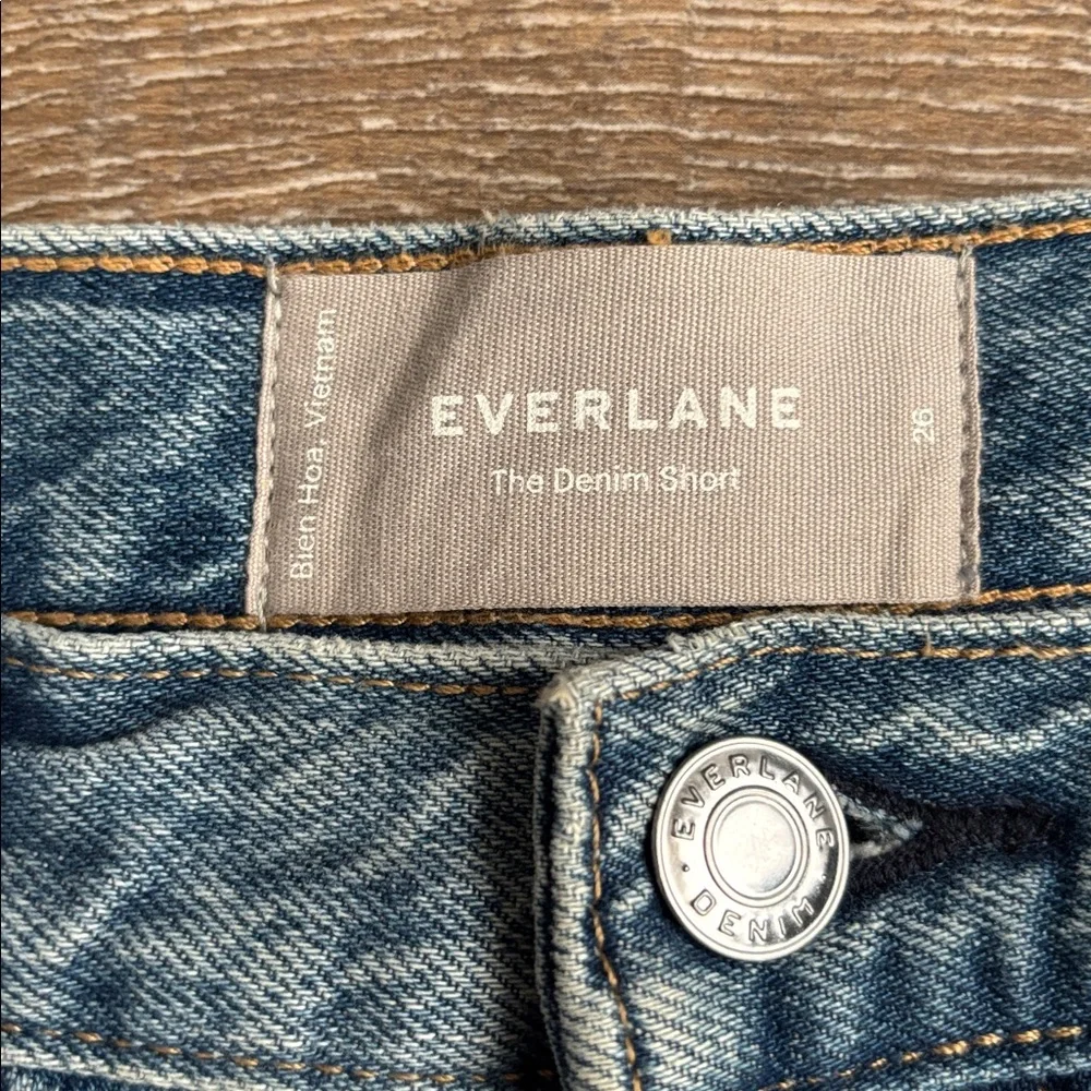 Everlane The Denim Short Distressed